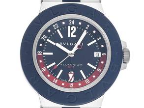  Bulgari Aluminium GMT Ref.103554 2024 Full Set Ungetragen 