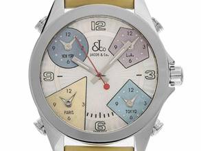  Jacob & Co. Five Time Zone 5 Time 2000 original Box sehr gut Vintage </h1> 