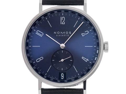  NOMOS Tangente Glashütte Tangente 2 Date Blue Ref.136 2024 Full Set Neu 