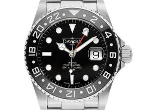  Davosa Ternos Professional GMT Diver Ref.161.571.50 Full Set Neu 