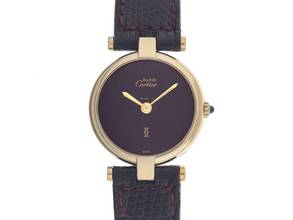  Cartier Vendome Vermeil 1989 original Box sehr Gut Vintage  