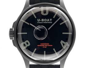 U-Boat Darkmoon BK schwarz PVD Ref.9545 Full Set Neu 