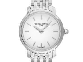  Frederique Constant Slimline Ladies Ref.FC-200S6B Full Set Neu 