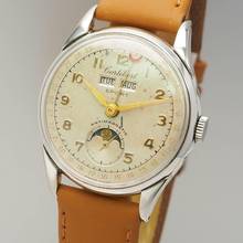  Cortébert Sport Vintage Triple Date Calendar Moon Silber 925 </h1> 