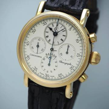  Chronoswiss Kairos Chronograph Gold 18k/750 Limited Edition full Set 