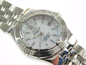 Thumbnail von Breitling Starliner Galactic 30 mit Perlmuttzifferblatt Alle Papiere WEMPE 2008