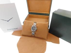 Thumbnail von Rolex Oyster Perpetual Lady Date 26 mm blau - römisch Saphirglas Schnellschaltung von 1997