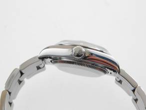 Thumbnail von Rolex Oyster Perpetual Lady Date 26 mm blau - römisch Saphirglas Schnellschaltung von 1997