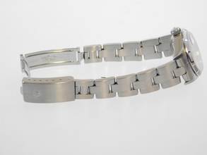 Thumbnail von Rolex Oyster Perpetual Lady Date 26 mm blau - römisch Saphirglas Schnellschaltung von 1997