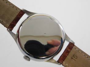 Thumbnail von IWC Herrenuhr Stahl 34 mm Automatik Oman Dial Datum Cal 8541B Rarität