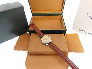 Thumbnail von IWC Herrenuhr Stahl 34 mm Automatik Oman Dial Datum Cal 8541B Rarität