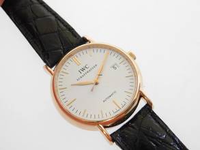 Thumbnail von IWC Portofino Automatic 18 Karat Rosegold Automatik Herrenuhr 39 mm im Top Zustand </h1>