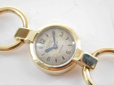  Jaeger-LeCoultre 18 Karat Jaeger / Hermes Damenuhr Vintage Damenuhr Handaufzug Super Rare </h1> 