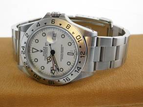 Thumbnail von Rolex Explorer II weißes Blatt T-Serie aus 1996 im Best Zustand </h1>