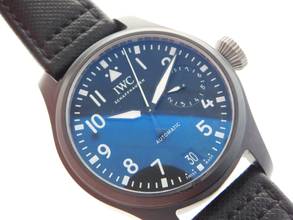 Thumbnail von IWC Große Fliegeruhr Top Gun Big Pilot Top Gun Keramik 46 mm Herrenuhr alle Papiere + Revision 2021 mit original Band </h1>