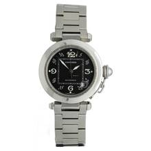  Cartier Pasha C Ref. 2324 Black Index 