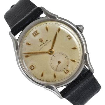  Rolex Precision ultra flat 4498 Fancy Lugs Ivory dial 1952's </h1> 