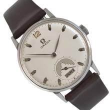  Omega Classic 2214/9 by Saurer logo silver color dial 1948's  