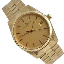 Thumbnail von Baume & Mercier Riviera Classique Date 34MM champagne dial yellow gold 18KT TOP Condition 1985’s