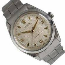 Thumbnail von Rolex Air King 5500 Honeycomb Explorer ivory dial very rare 1966’s