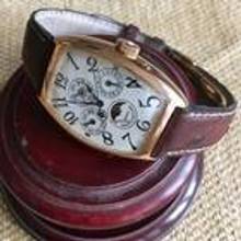 Thumbnail von Franck Muller Cintrée Curvex Perpetual Calendar Moon , 18 Kt. Gold folding closure