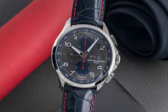  Baume & Mercier Clifton Chronograph Stahl Automatik Ref. MOA10370 65826  