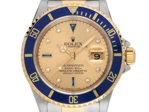  Rolex Submariner Date Sultan Diamanten Ref.16613 1993 Box&Beschreibung sehr gut Vintage </h1> 