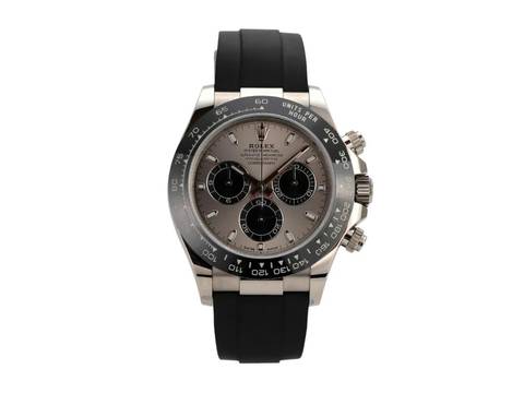  Rolex Daytona Weißgold / Oysterflex Ref. 116519LN Grau </h1> 