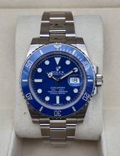 Thumbnail von Rolex Submariner Date SMURF 116619LB Blue Dial White Gold Ve Submariner Date
