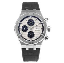  Maurice Lacroix AIKON Herren Uhr Aikon AI6038-SS001-130 Chronograph 44 mm Ø Neu 