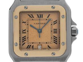Thumbnail von Cartier Santos Galbée GM Ref.187901 1999 original Box sehr gut Vintage </h1>