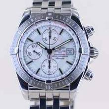  Breitling Chronomat Evolution MOP Dial B+P Automatic 44mm Steel Sportlich  