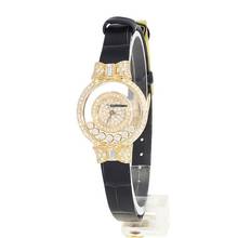Thumbnail von Chopard Happy Diamonds Damenarmbanduhr Happy Diamonds Quarz mit Brillanten und Diamanten aus 750 Gelbgold Schliesse vergoldet Fullset
