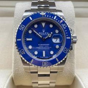  Rolex Submariner Date SMURF BLUE Dial Discontinued PERFECT CONDITION FULL SET 2020 - LC AUSTRIA 