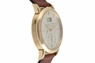 Thumbnail von A. Lange & Söhne Langematik SAX-O-MAT 18K Gold Automatik Herrenuhr Ref. 308.021