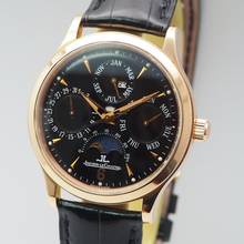 Thumbnail von Jaeger-LeCoultre Master Ultra Thin Perpetual Calendar 140.2.80S Rose Gold 18k/750 BLACK Box + Papers