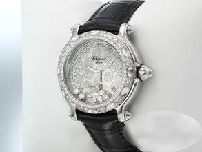 Thumbnail von Chopard Happy Sport Snowflake 288946 Edelstahl Weissgold 750 Diamanten Steel 18kt White Gold </h1>