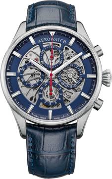 Aerowatch Les Grandes Classiques Chrono 1/2 Skeleton 