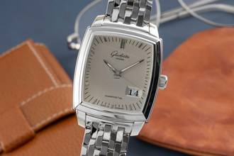 Thumbnail von Glashütte Original Senator Stahl Automatik Herrenuhr Ref. 39-42-53-52-14