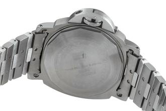 Thumbnail von Panerai Submersible Stahl / Titan Automatik Herrenuhr Ref. PAM00106 B&P 2003