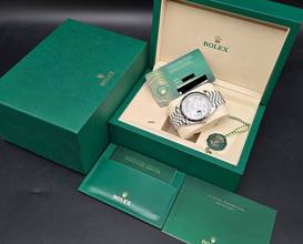 Thumbnail von Rolex Datejust 41 41mm 126334-0022 Wimbledon Jubilee Unworn/New Condition Full Set 11-2025