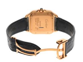 Thumbnail von Cartier Santos de Cartier Roségold / Leder 2021 • Big Size • Sehr schönes Full Set aus 2021 •
