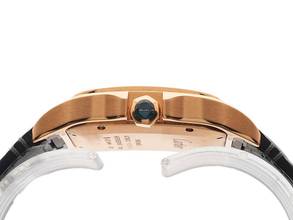 Thumbnail von Cartier Santos de Cartier Roségold / Leder 2021 • Big Size • Sehr schönes Full Set aus 2021 •