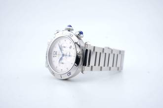 Thumbnail von Cartier Pasha Chronograph Steel - With Box And Papers - WSPA0018 2024
