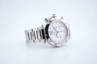 Thumbnail von Cartier Pasha Chronograph Steel - With Box And Papers - WSPA0018 2024