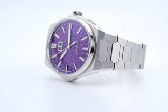 Thumbnail von Lucky Harvey Hammer Patern Chiming - Purple Dial - Chiming Hour - Unworn - Box+Papers Chime 2025
