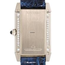 Thumbnail von Jaeger-LeCoultre Reverso Damenarmbanduhr Reverso Joaillerie mit Diamanten und Brillanten Quarz aus 750 Weissgold / Stahl Fullset