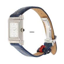Thumbnail von Jaeger-LeCoultre Reverso Damenarmbanduhr Reverso Joaillerie mit Diamanten und Brillanten Quarz aus 750 Weissgold / Stahl Fullset