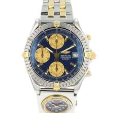  Breitling Chronomat UTC 39 Steel / Gold Blue Dial </h1> 