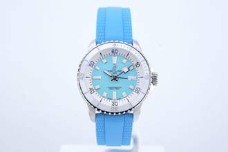  Breitling Superocean 36 Turquoise Dial - Ceramic Bezel - Box+Papers A17377 2023 